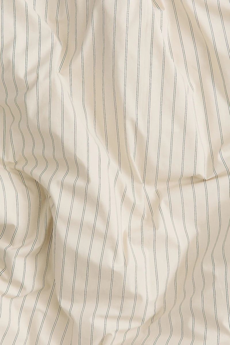 Ensemble de couette lit simple à motif rayé