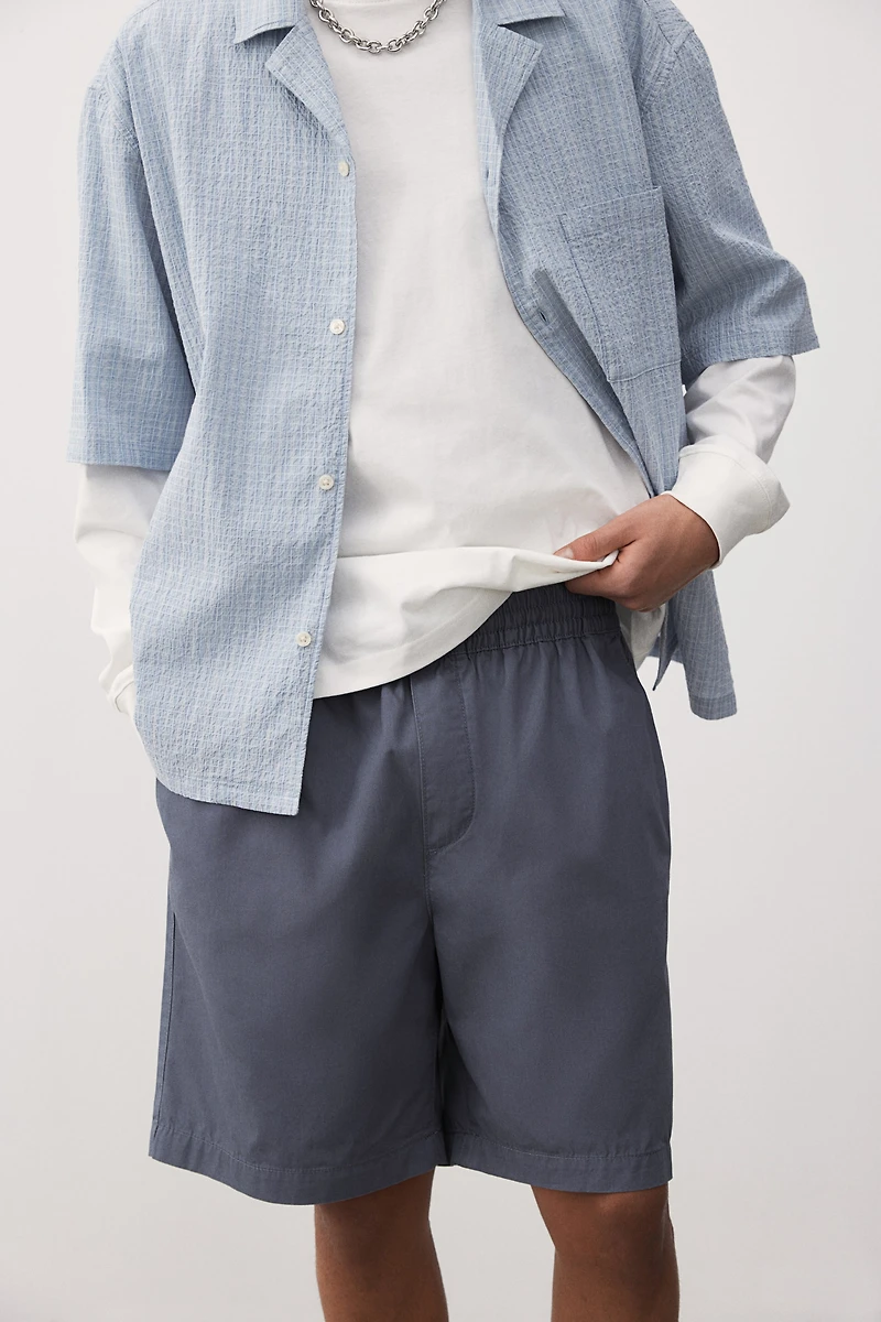 Regular-Fit Canvas Shorts