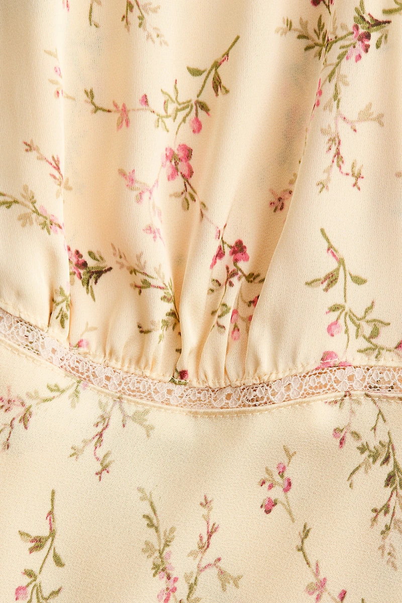 Sleeveless Satin Dress