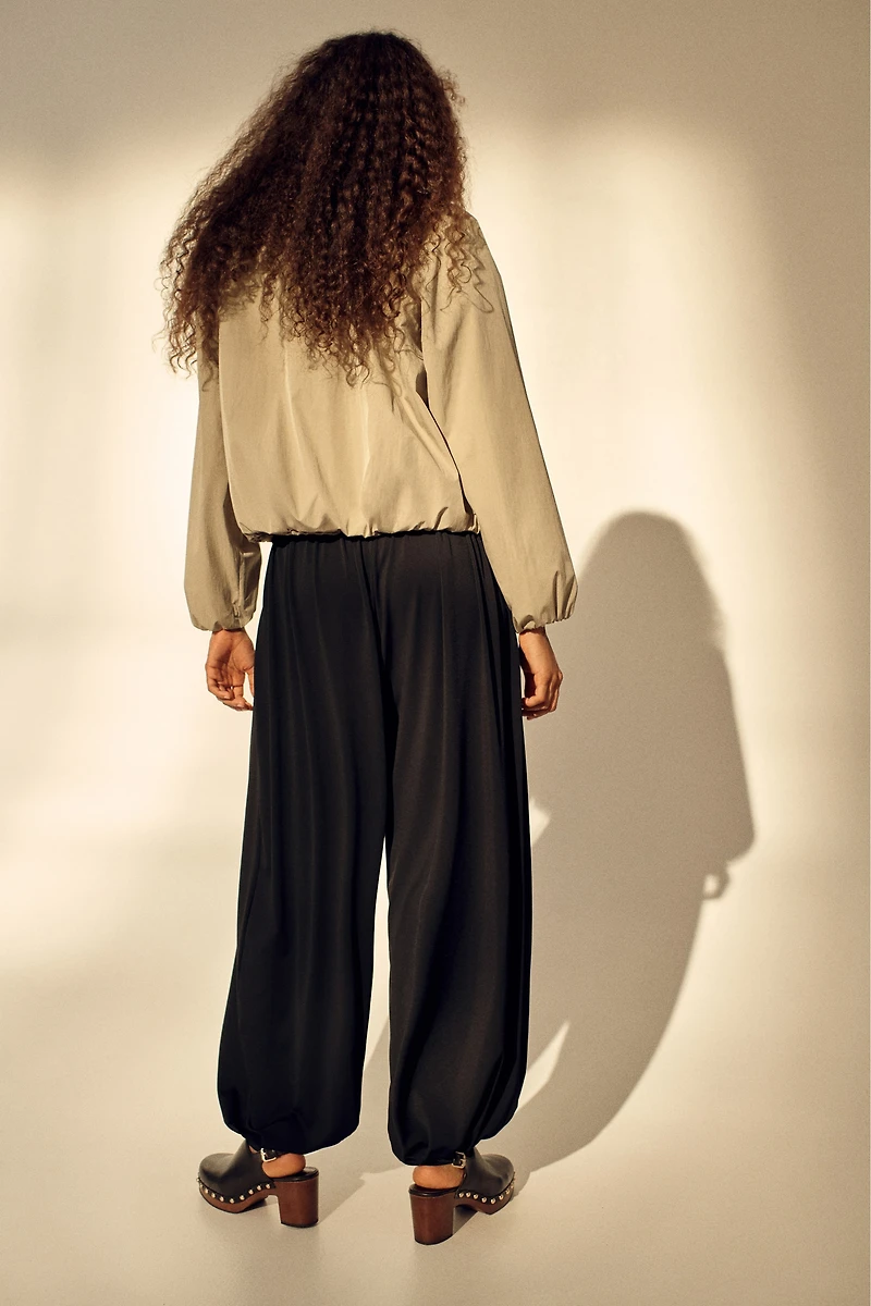 Pantalon en jersey avec jambes ballon