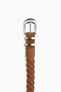 Braided Leather Belt