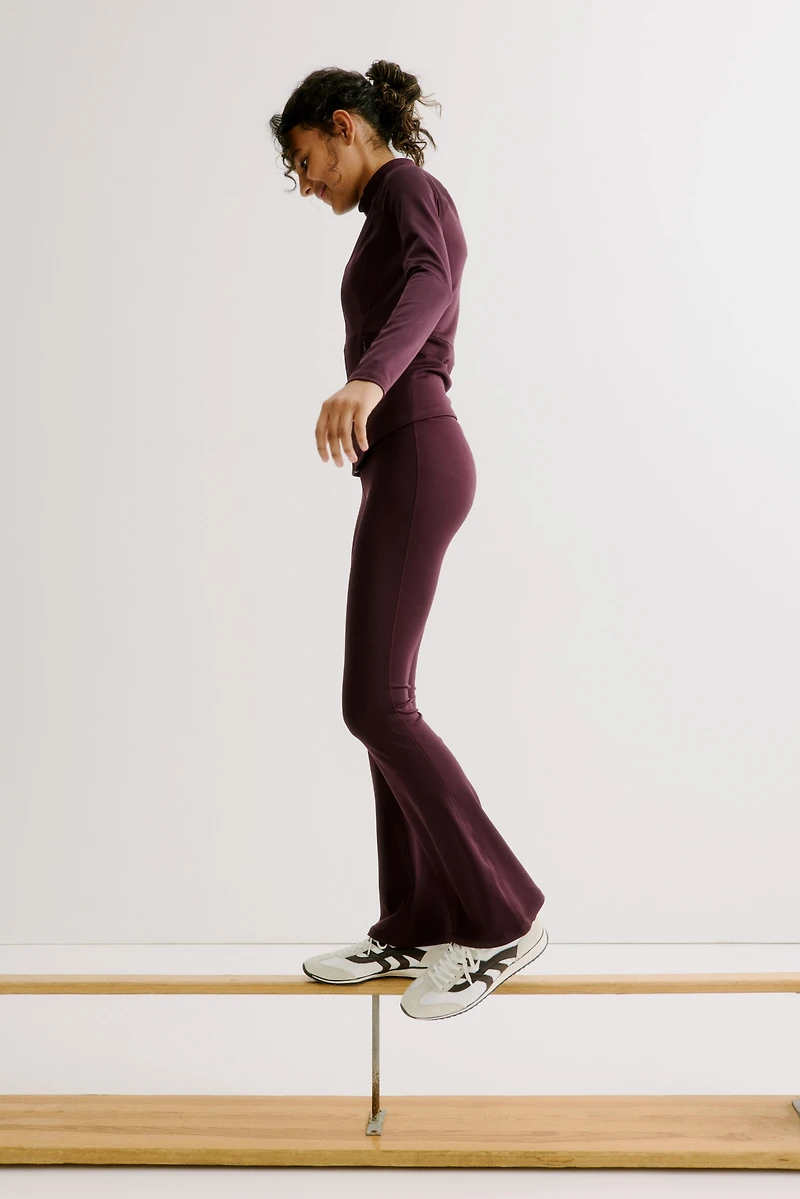 Flared Sports Leggings with DryMove™