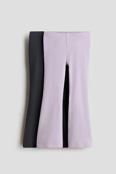 2-Pack Flared Jersey Leggings