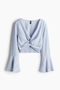 Twist-Detail Crop Top