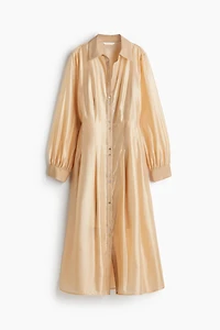 Shirt Dress with Tapered Waist