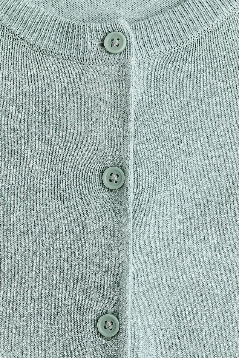 Fine-Knit Cardigan