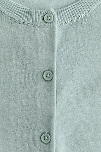 Fine-Knit Cardigan