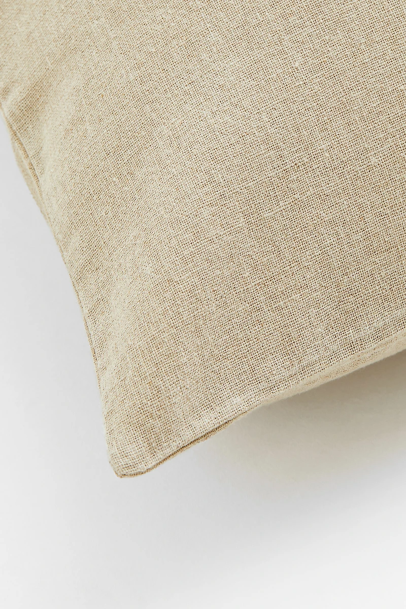 Linen-blend Cushion Cover