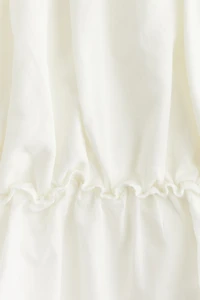 Gathered Peplum Top