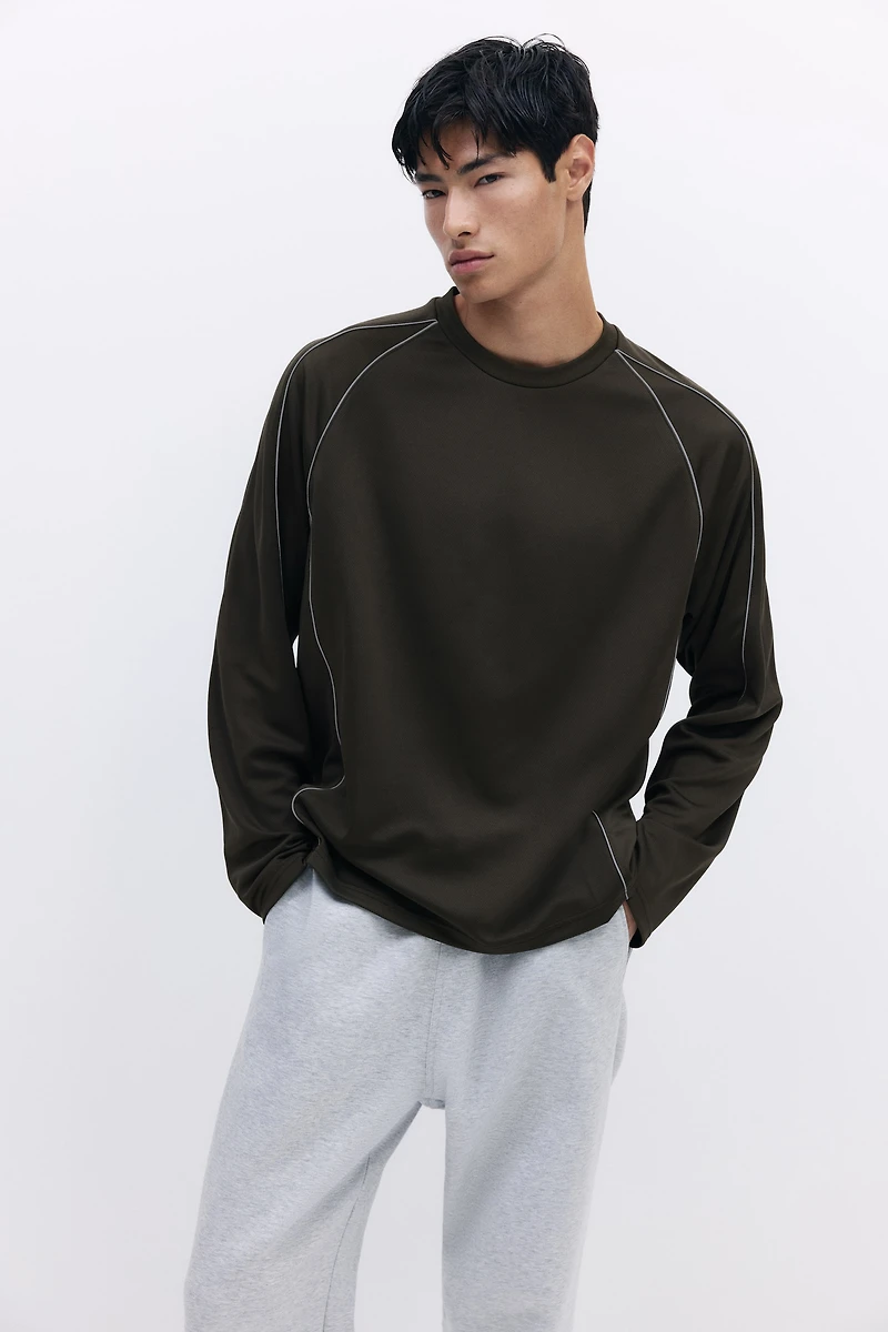 T-shirt ample en filet