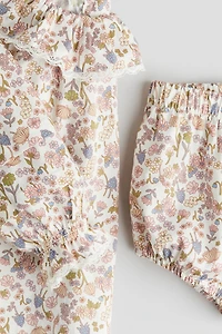2-Piece Floral-Print Cotton Set
