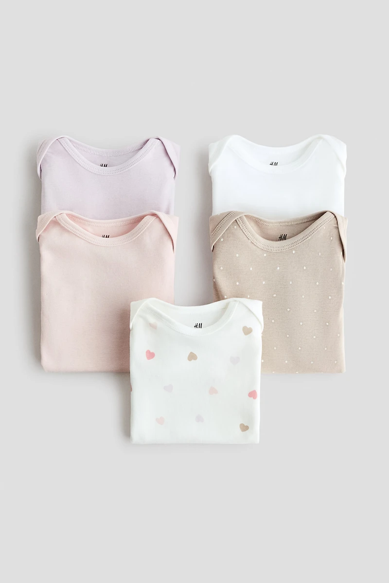 5-pack Cotton Bodysuits