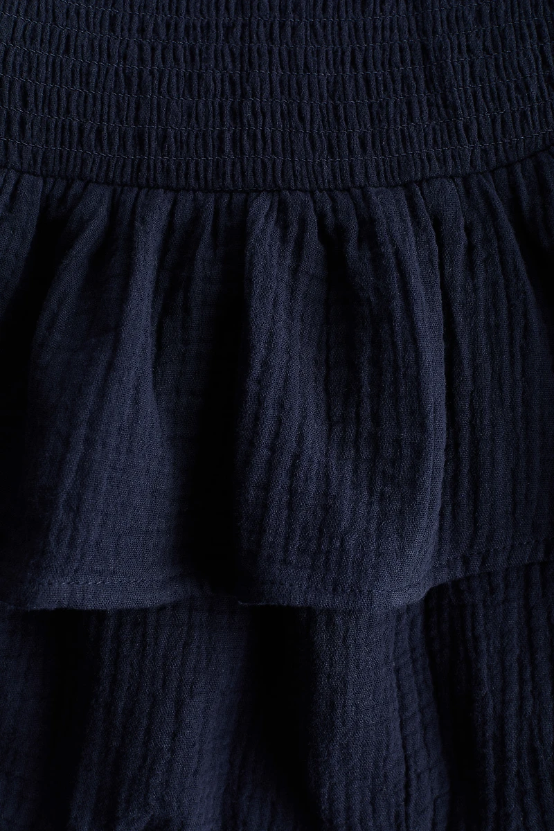 Smocked Tiered Dress