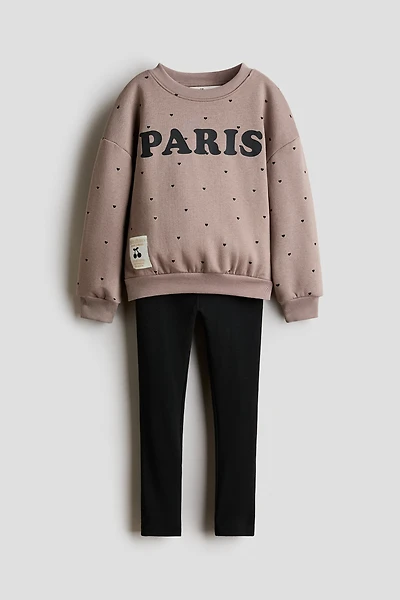 Ensemble 2 pièces chandail et legging