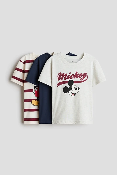 3-pack Printed T-shirts