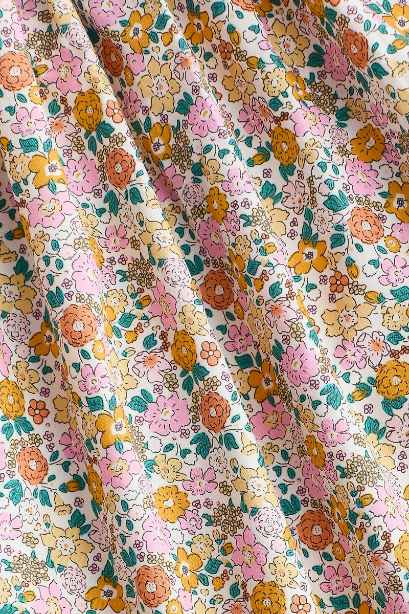 2-Piece Cotton Dress and Bloomers Set