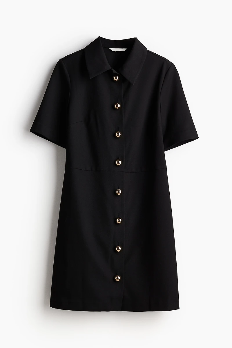 Twill Shirt Dress