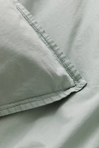 Washed Cotton Twin Duvet Cover Set