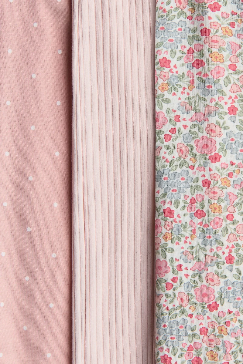 3-pack Pajama Jumpsuits with Zipper