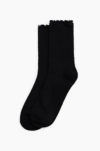 3-pack Pointelle-Knit Socks