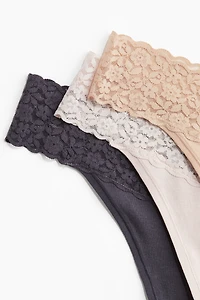 Lot de 10 culottes Thong en dentelle
