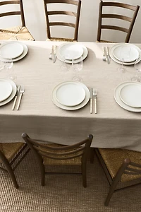 Linen-Blend Tablecloth