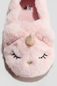 Soft Appliquéd Slippers