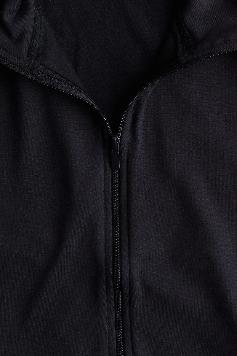 Chandail à glissière en jersey