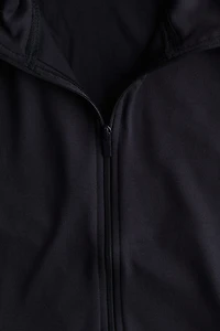 Chandail à glissière en jersey