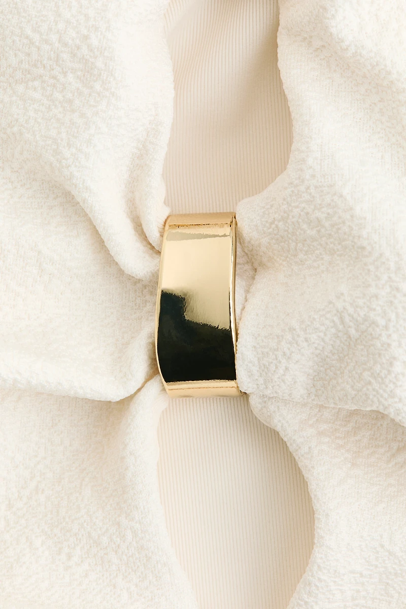 Maillot de bain coussiné échancré