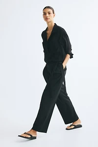 Wrap-Detail Pants