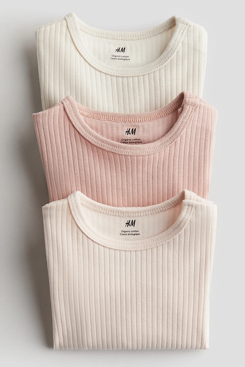 3-pack Ribbed Bodysuits