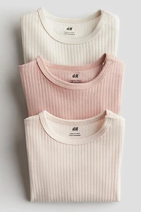 3-pack Ribbed Bodysuits
