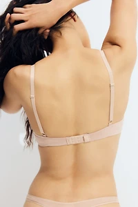 Soft-Cup Microfiber Push-Up Bra