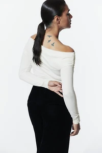 Draped Thong Bodysuit