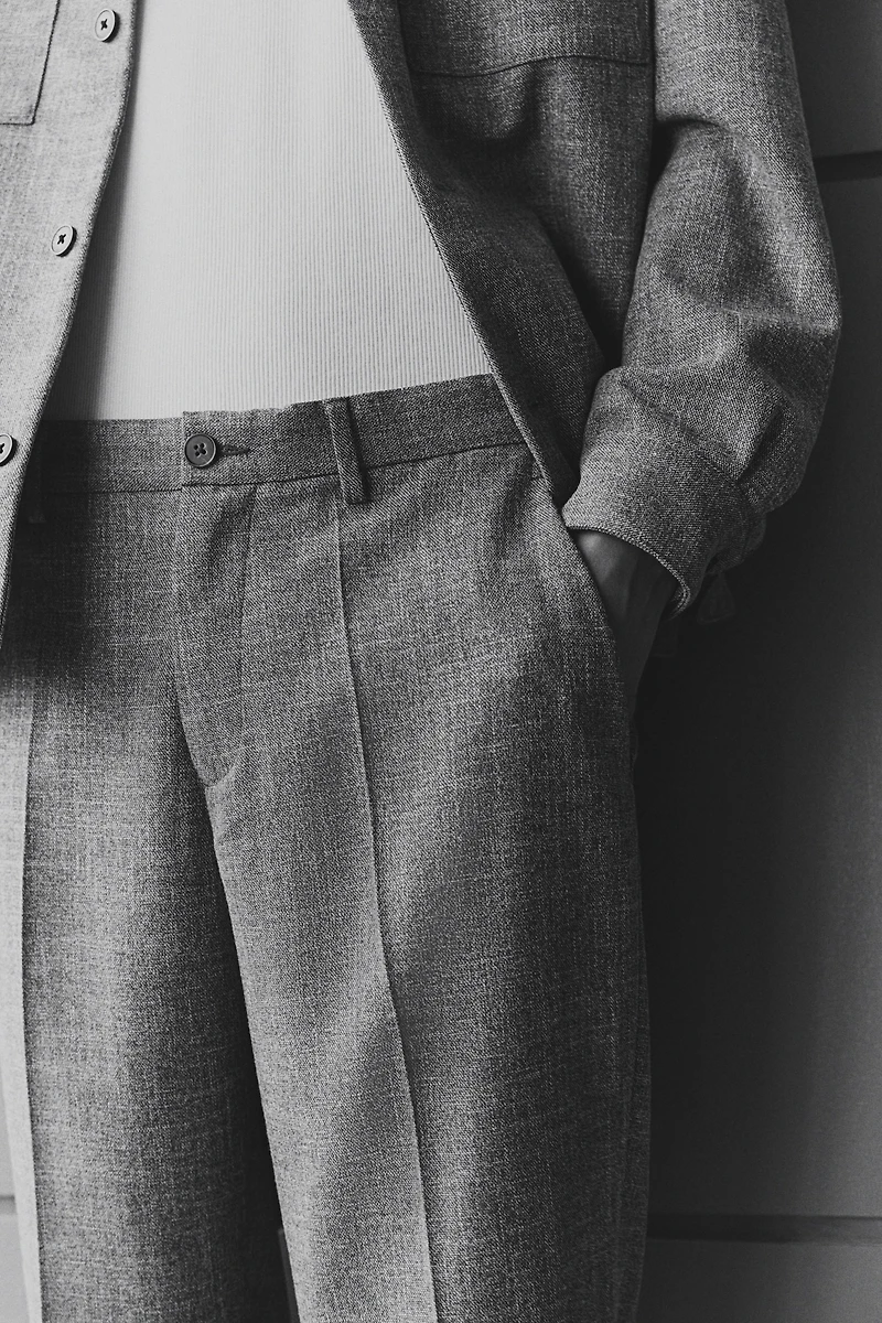 Regular-Fit Tailored Pants