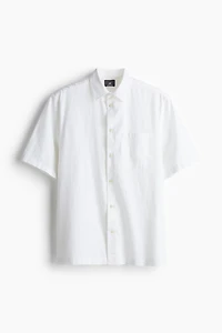 Chemise Coupe Classique en lin mélangé