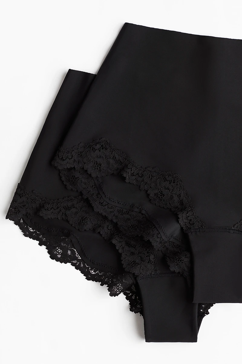 Lot de 2 culottes en microfibre