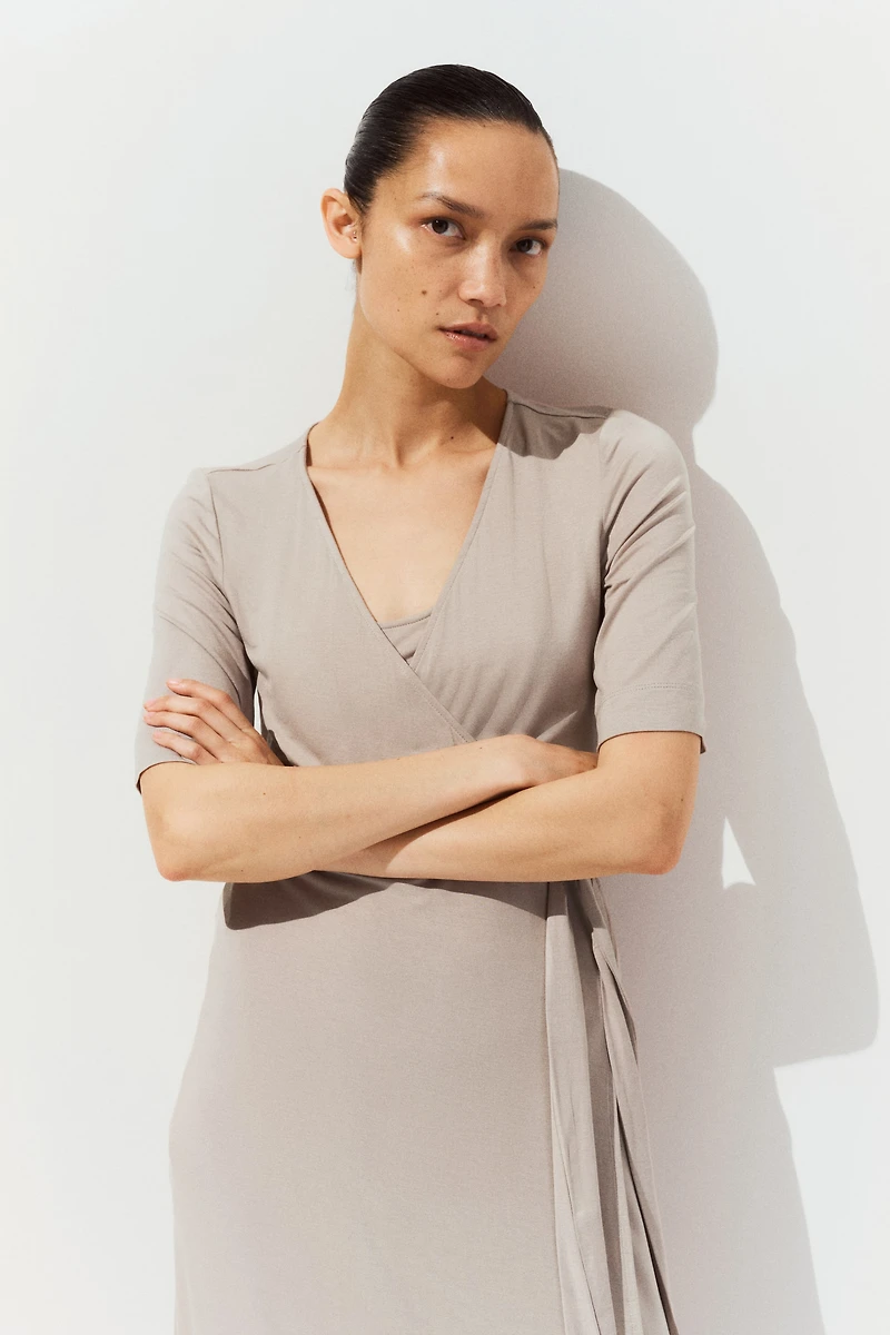 Robe d'allaitement MAMA croisée
