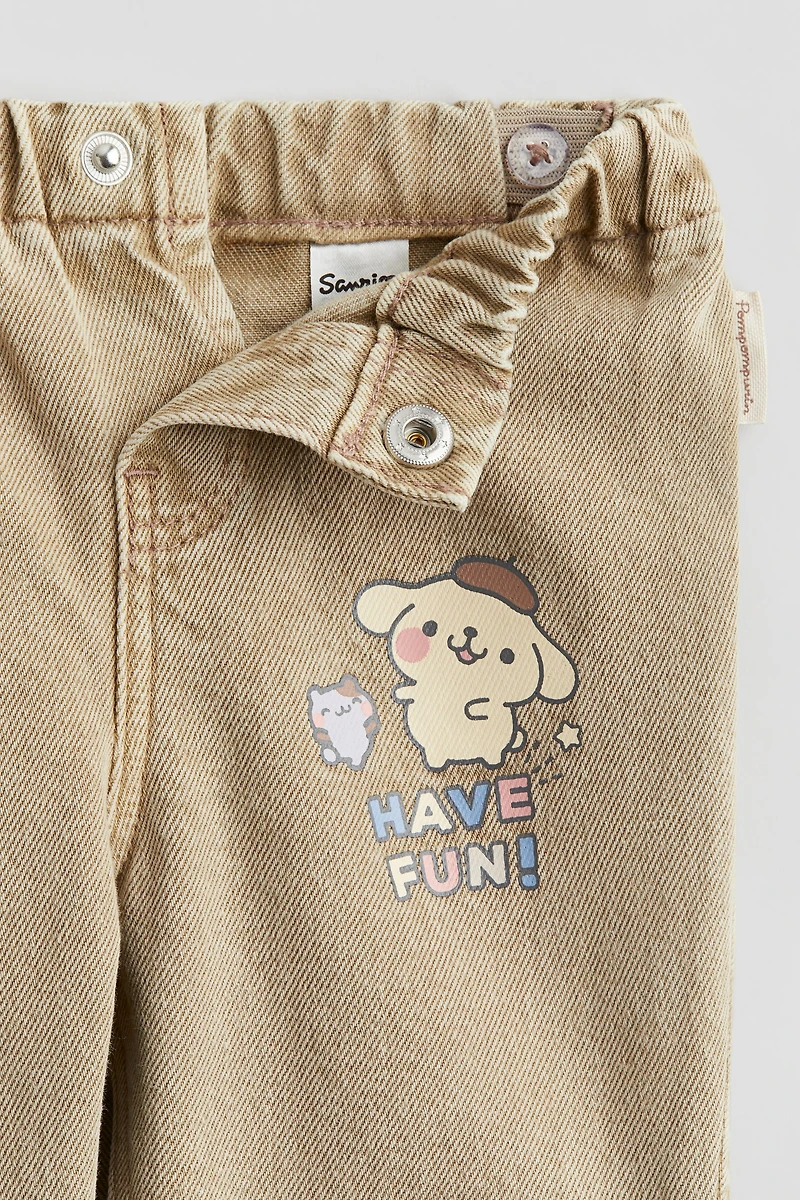 Tapered Cotton Jeans