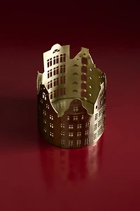 Small City Skyline Tea Light Holder