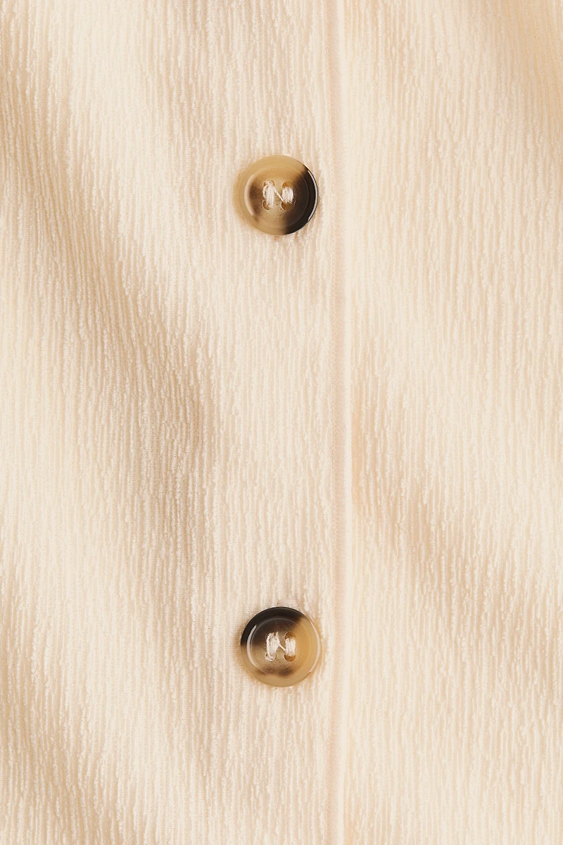 Crinkled Jersey Vest