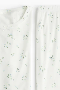 Pyjama en modal côtelé