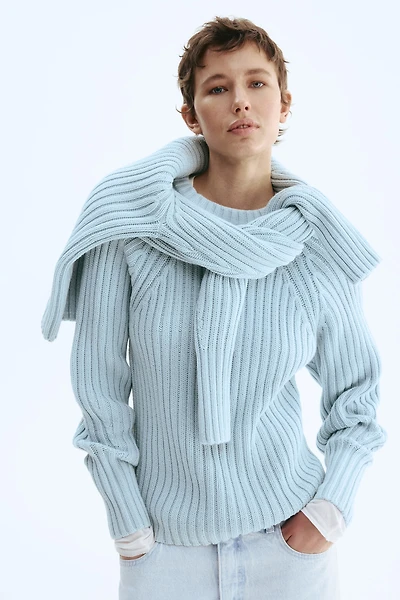 Rib-Knit Sweater