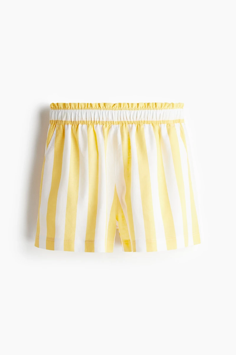 Linen-Blend Shorts