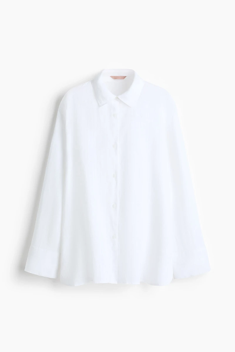 Chemise très ample en lin