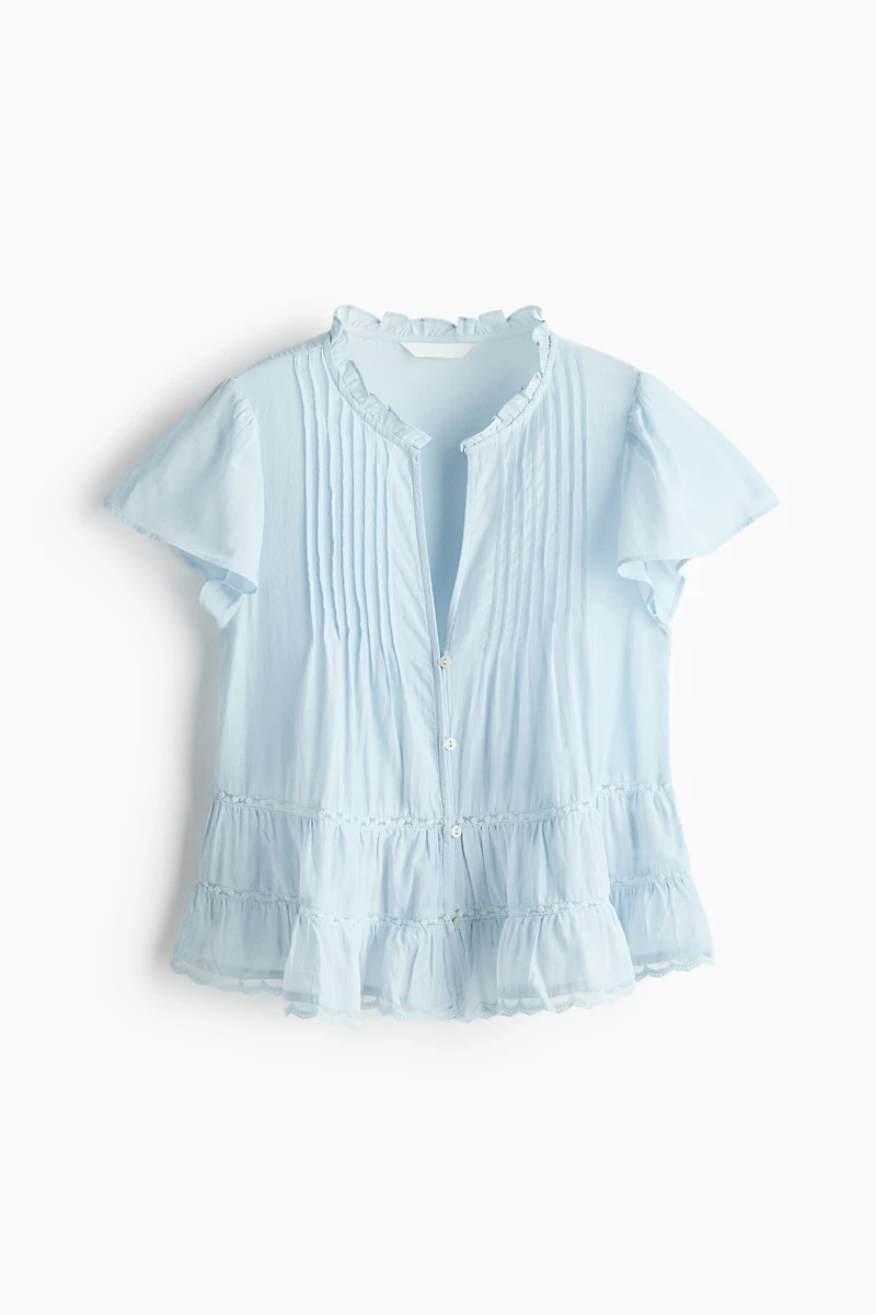 Puff-Sleeved Blouse