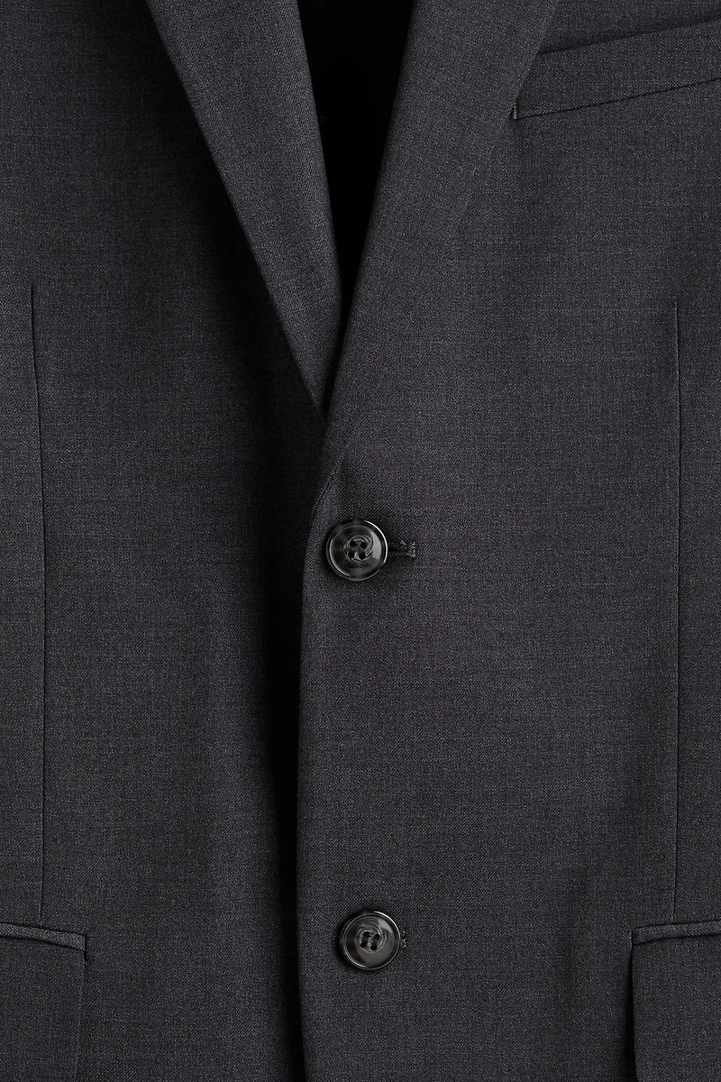 Skinny-Fit Single-Breasted Jacket