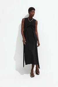 MAMA Nursing Dress with Ties at Back