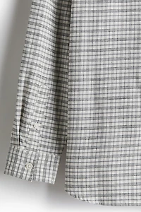 Loose Fit Flannel Shirt